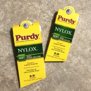 Purdy Nylox Paint Brushes for Painting Kitchen Cabinets