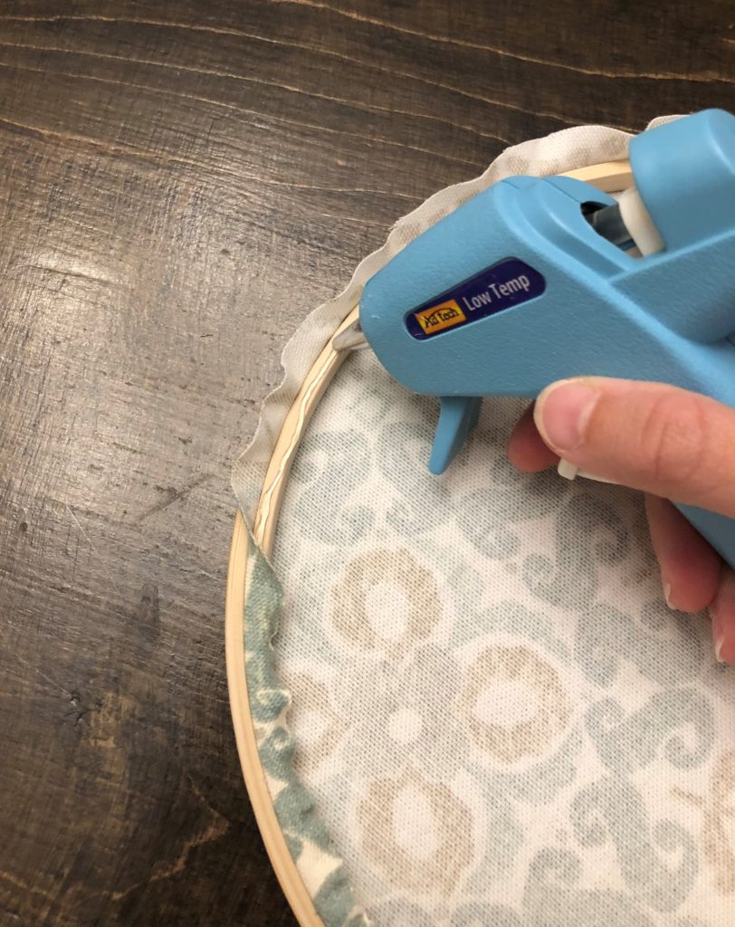 Embroidery Hoop Fabric Craft Gluing Fabric